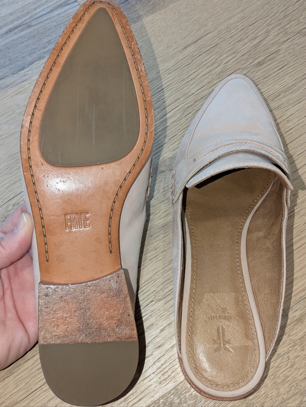 Frye Ellie Leather Mule - Picture 8 of 9